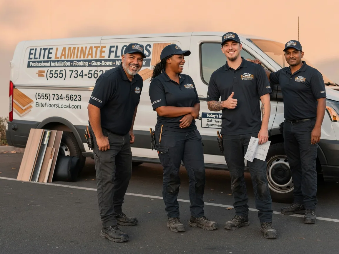 Laminate flooring installation company in Bellevue, OH